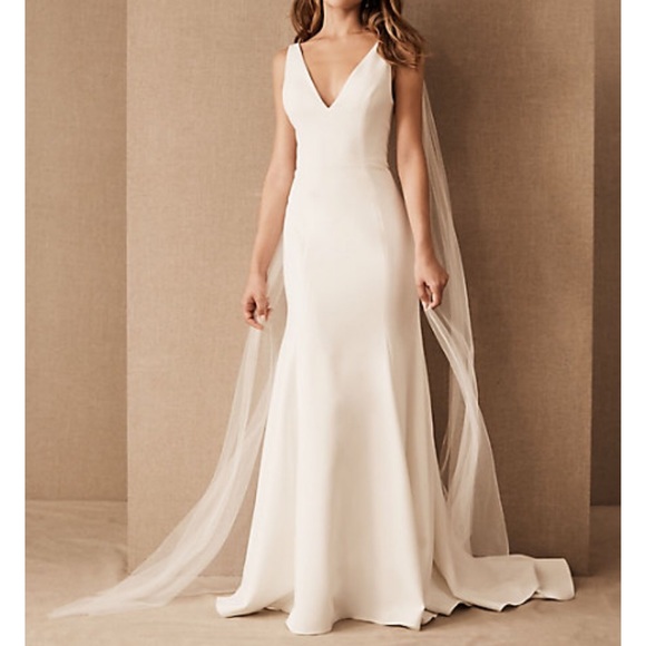 Tana Gown wedding dress with bustle- ivory - Picture 1 of 11
